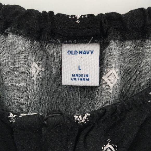 Old Navy Sleeveless Adjustable Strap Romper Black - Picture 4 of 5